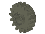 Lego Technic Gear, 16 Teeth, Clutch, dark gray