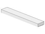 Lego Tile 1 x 6 (6636) white