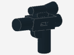 Lego Minifigure SW Blaster Small (92738) black