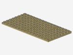 Lego Platte 8 x 16 (92438) tan
