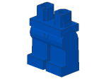 Lego Minifigur Beine, montiert (970c00) blau