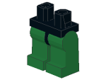 Lego Minifigure Legs, mounted (970c06) black