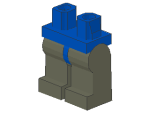 Lego Minifigur Beine, montiert (970c10) blau