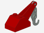 Lego Hakenschräge (3135c02) rot