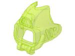 Lego Minifigure Visor Underwater, transparent neon green